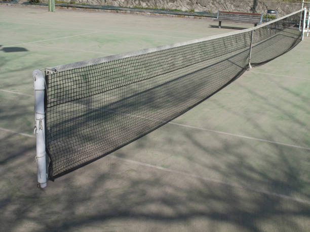 Construction d'un court de tennis en béton poreux à Toulon