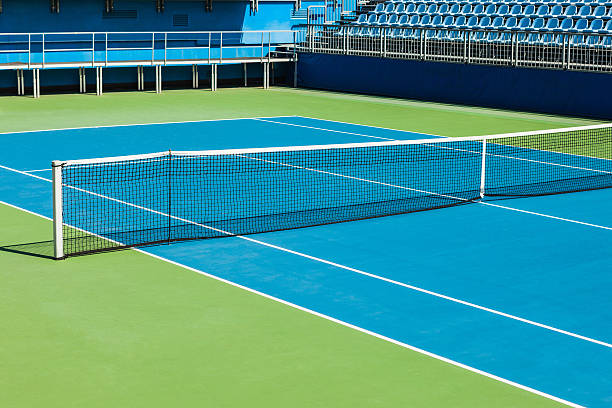 Construction d'un court de tennis à Cannes