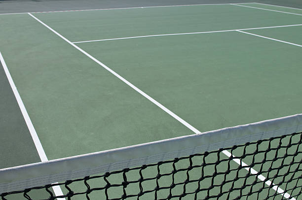 Construction d'un court de tennis à Évreux