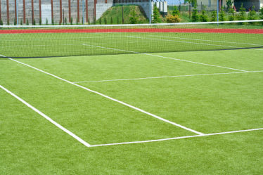 Construction d'un court de tennis à Évreux