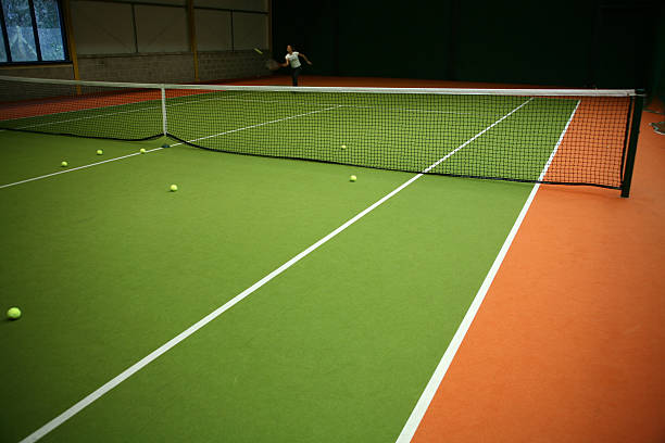 Construction d'un court de tennis à Évreux