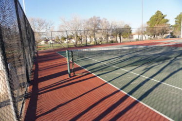 Construction court de tennis en béton poreux Nice